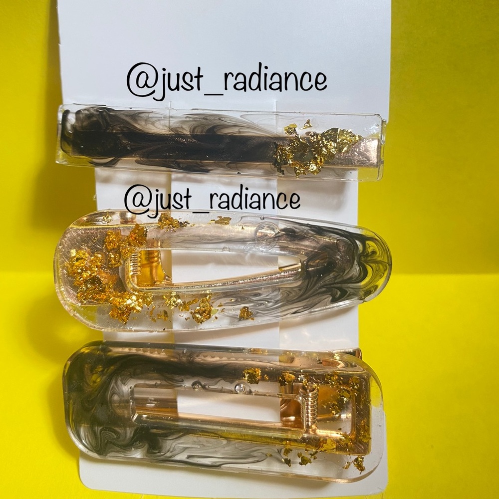 Hair accessories, Resin hair clips